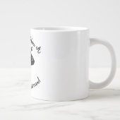 Wir fischen dir frohe Weihnachten | Nautischer Spa Jumbo-Tasse (Rechts)