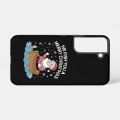 Wir fischen euch ein frohe Weihnachtsfischer Samsung Galaxy Hülle (Rückseite (Horizontal))