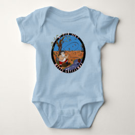 Wir fischen Euch ein frohes Weihnachtsfest - Aussi Baby Strampler