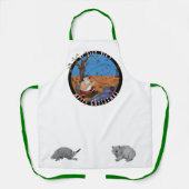 Wir fischen euch eine frohe Weihnachten - Aussie S Schürze (Vorderseite)