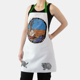 Wir fischen euch eine frohe Weihnachten - Aussie S Schürze