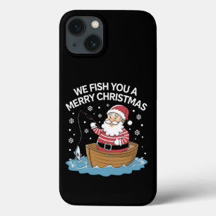 Wir fischen Ihnen ein frohes Weihnachten Fischer A Case-Mate iPhone Hülle