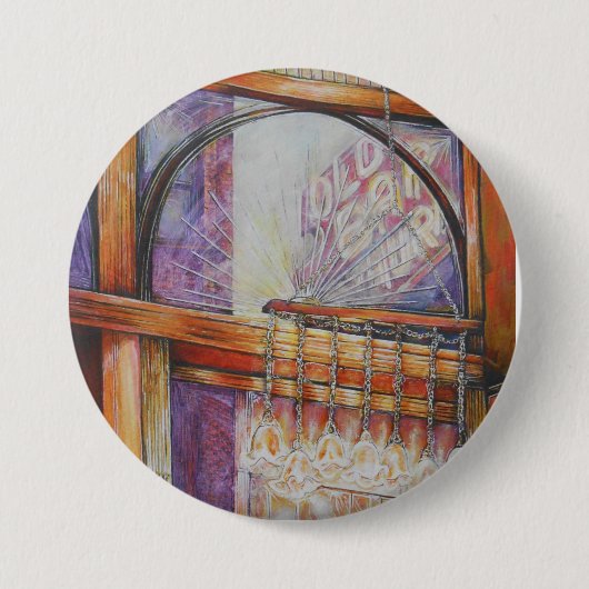 Wir fliegen alle durch das gleiche Licht. Button (Vorderseite)