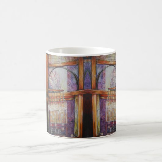 Wir fliegen alle durch das gleiche Licht. Kaffeetasse (Mittel)