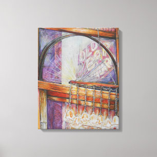 Wir fliegen alle durch das gleiche Licht. Leinwanddruck