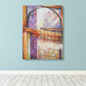 Wir fliegen alle durch das gleiche Licht. Leinwanddruck (Insitu (Holzboden))