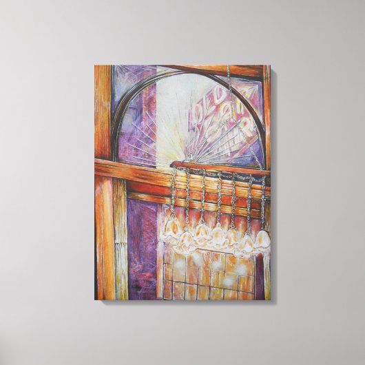 Wir fliegen alle durch das gleiche Licht. Leinwanddruck (Vorderseite)