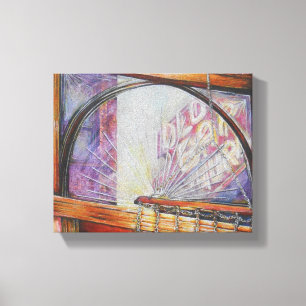 Wir fliegen alle durch das gleiche Licht. Leinwanddruck