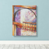 Wir fliegen alle durch das gleiche Licht. Leinwanddruck (Insitu (Holzboden))