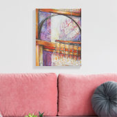 Wir fliegen alle durch das gleiche Licht. Leinwanddruck (Insitu (Wohnzimmer))