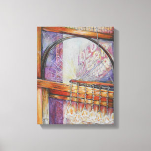 Wir fliegen alle durch das gleiche Licht. Leinwanddruck