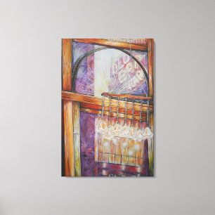 Wir fliegen alle durch das gleiche Licht. Leinwanddruck