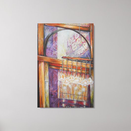 Wir fliegen alle durch das gleiche Licht. Leinwanddruck (Vorderseite)