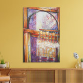 Wir fliegen alle durch das gleiche Licht. Leinwanddruck (Insitu (Wohnzimmer))