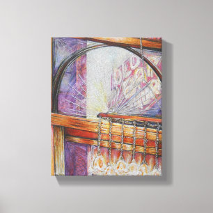 Wir fliegen alle durch das gleiche Licht. Leinwanddruck