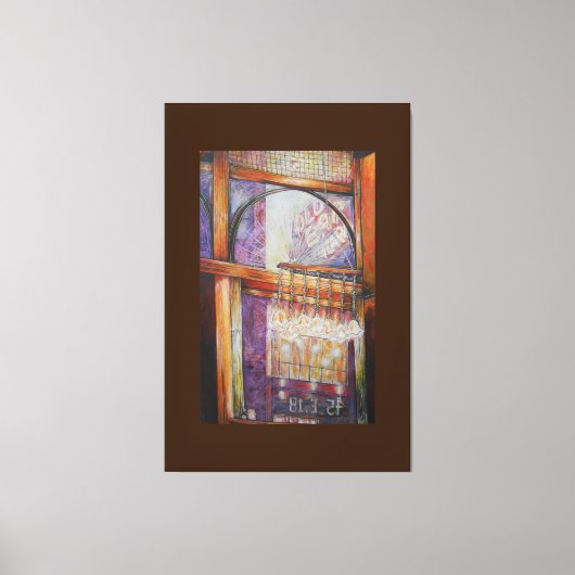 Wir fliegen alle durch das gleiche Licht. Leinwanddruck (Vorderseite)