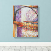 Wir fliegen alle durch das gleiche Licht. Leinwanddruck (Insitu (Holzboden))