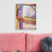 Wir fliegen alle durch das gleiche Licht. Leinwanddruck (Insitu (Wohnzimmer))