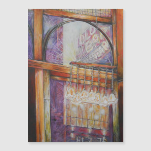 Wir fliegen alle durch das gleiche Licht. Magnetkarte