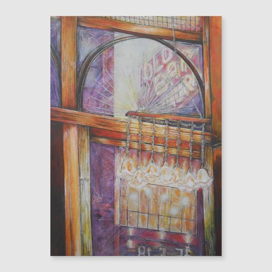 Wir fliegen alle durch das gleiche Licht. Magnetkarte (Vorderseite)