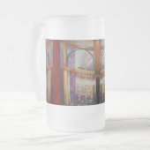 Wir fliegen alle durch das gleiche Licht. Mattglas Bierglas (Vorderseite Links)