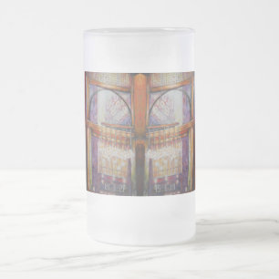 Wir fliegen alle durch das gleiche Licht. Mattglas Bierglas