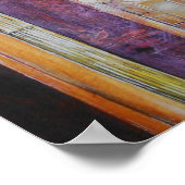 Wir fliegen alle durch das gleiche Licht. Poster (Ecke)