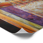 Wir fliegen alle durch das gleiche Licht. Poster (Ecke)