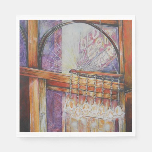 Wir fliegen alle durch das gleiche Licht. Serviette (Vorderseite)