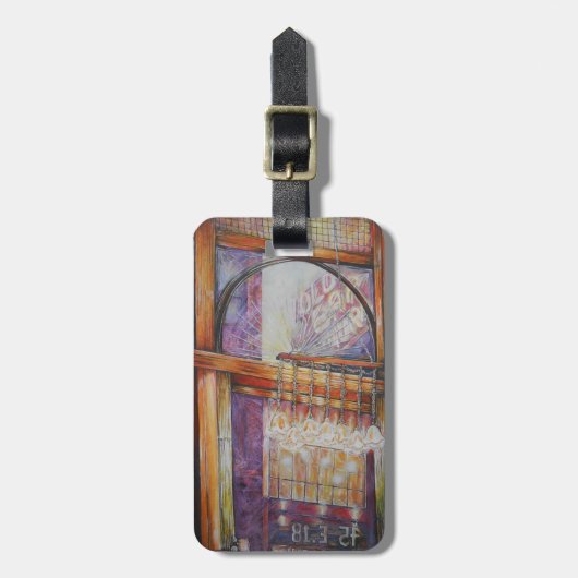 Wir fliegen alle Motten um das gleiche Licht. Gepäckanhänger (Vorderseite vertikal)