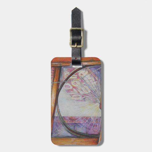 Wir fliegen alle Motten um das gleiche Licht. Gepäckanhänger (Vorderseite vertikal)