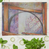 Wir fliegen alle Motten um das gleiche Licht. Geschirrtuch (Gefaltet)