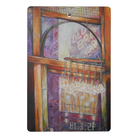 Wir fliegen alle Motten um das gleiche Licht. Mini Klemmbrett (Rückseite)