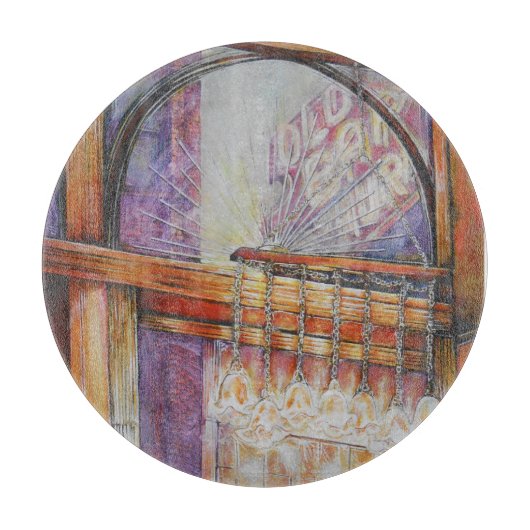 Wir fliegen alle Motten um das gleiche Licht. Schneidebrett (Vorderseite)