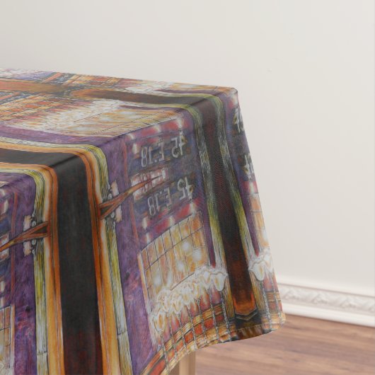 Wir fliegen alle Motten um das gleiche Licht. Tischdecke (Beispiel)