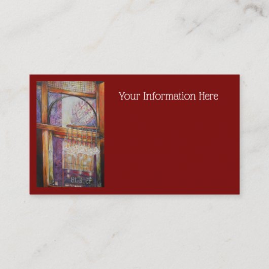 Wir fliegen alle Motten um das gleiche Licht. Visitenkarte (Vorderseite)