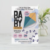 Wir fliegen eine Niedliche Kitesurfdusche Einladung (Stehend Vorderseite)