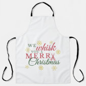 Wir flüstern dir eine fröhliche Weihnachtsküche Sc Schürze (Vorderseite)