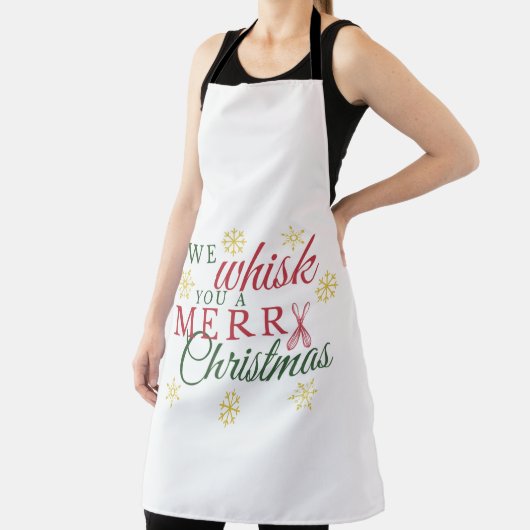 Wir flüstern dir eine fröhliche Weihnachtsküche Sc Schürze (InSitu)