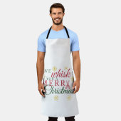 Wir flüstern dir eine fröhliche Weihnachtsküche Sc Schürze (Getragen)