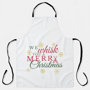 Wir flüstern dir eine fröhliche Weihnachtsküche Schürze