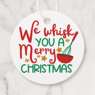 Wir flüstern dir frohe Weihnachten Geschenkanhänger