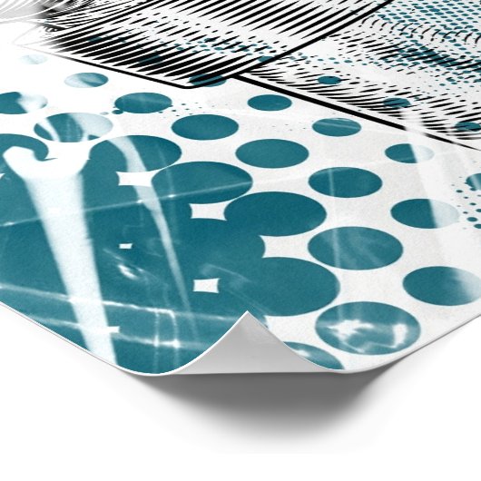 Wir fordern DUE-PROZESS - Protestpos nach Graffiti Poster (Ecke)