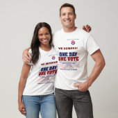 Wir fordern eine einmalige Abstimmung T-Shirt (Unisex)