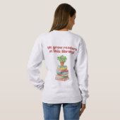 Wir fördern Leser in dieser Bibliothek Sweatshirt (Schwarz voll)