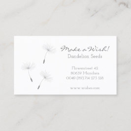 Wir freuen uns auf Ihren Besuch! blumenreich Visitenkarte