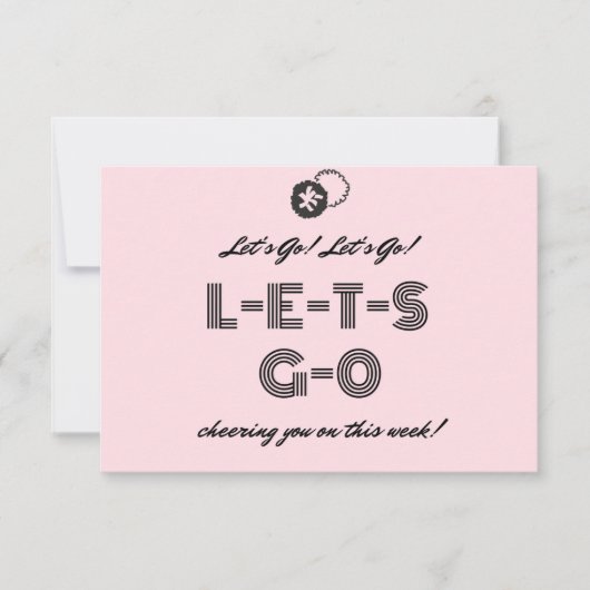 Wir freuen uns auf Sie - Chemo Cards of Encouremen Einladung (Vorderseite)