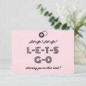 Wir freuen uns auf Sie - Chemo Cards of Encouremen Einladung (Stehend Vorderseite)