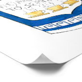 Wir freuen uns, Ihnen den griechischen Deli-Kaffee Poster (Ecke)