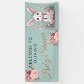 Wir freuen uns sehr über die kleine Bunny Baby Dus Banner (Vertikal)